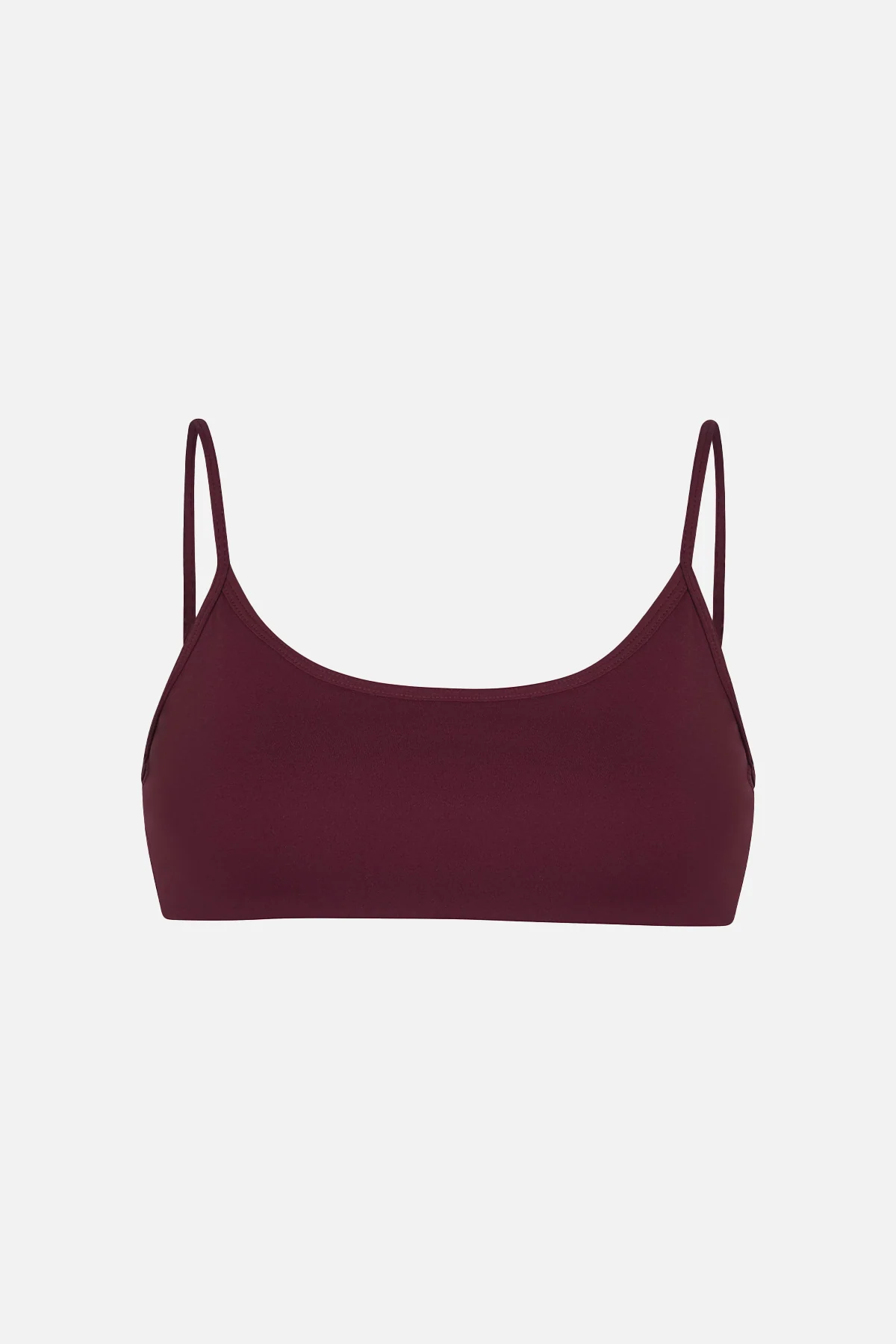 Base Sculpting Cami Bra - Merlot - Image 6