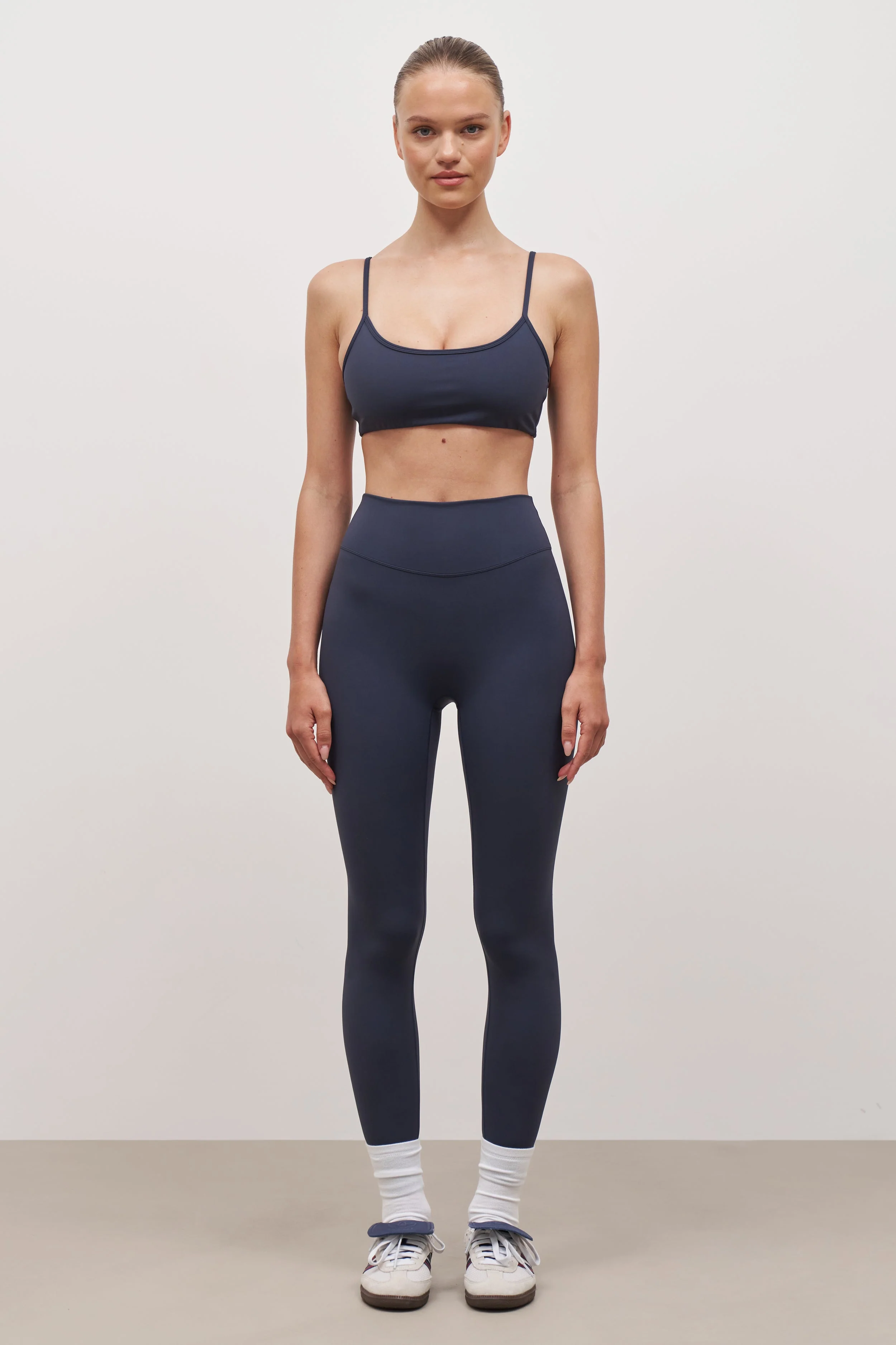 Base Sculpting Cami Bra - Midnight Blue - Image 4