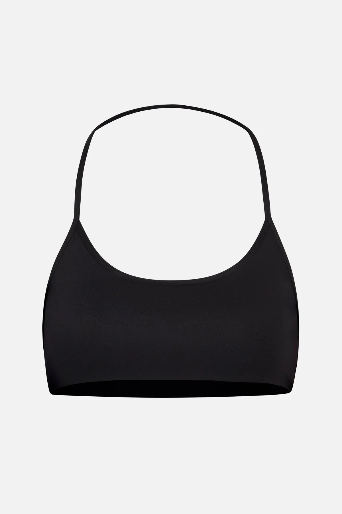 Base Sculpting Halter Cami Bra - Black - Image 7