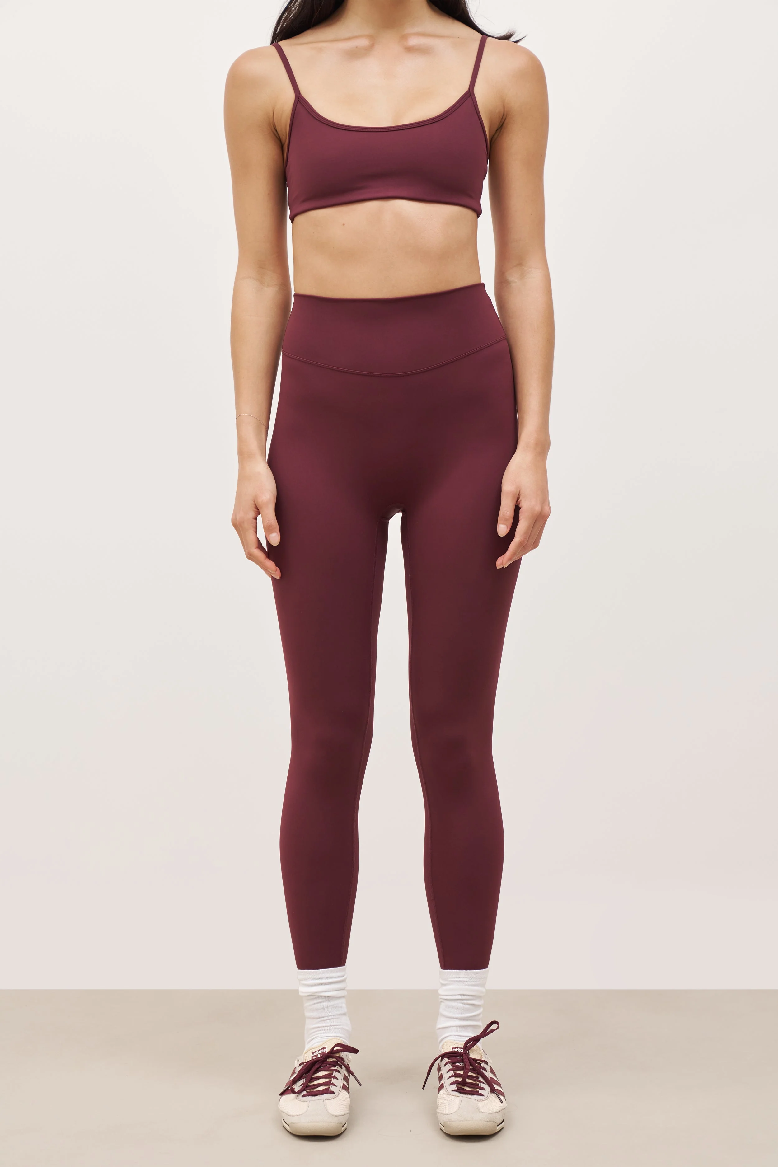 Base Sculpting Leggings - Merlot - Image 4