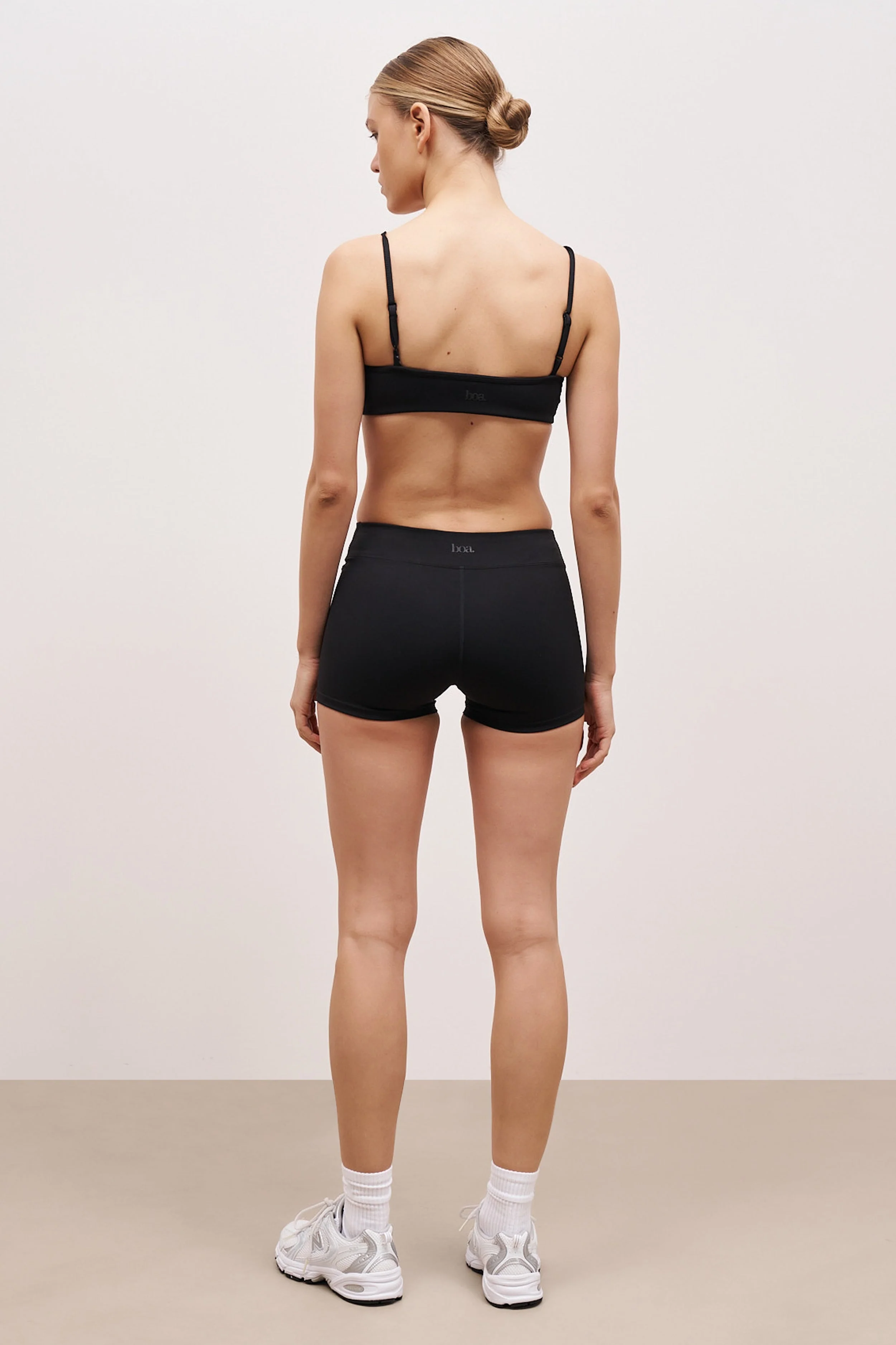 Base Sculpting Mini Shorts - Black - Image 3
