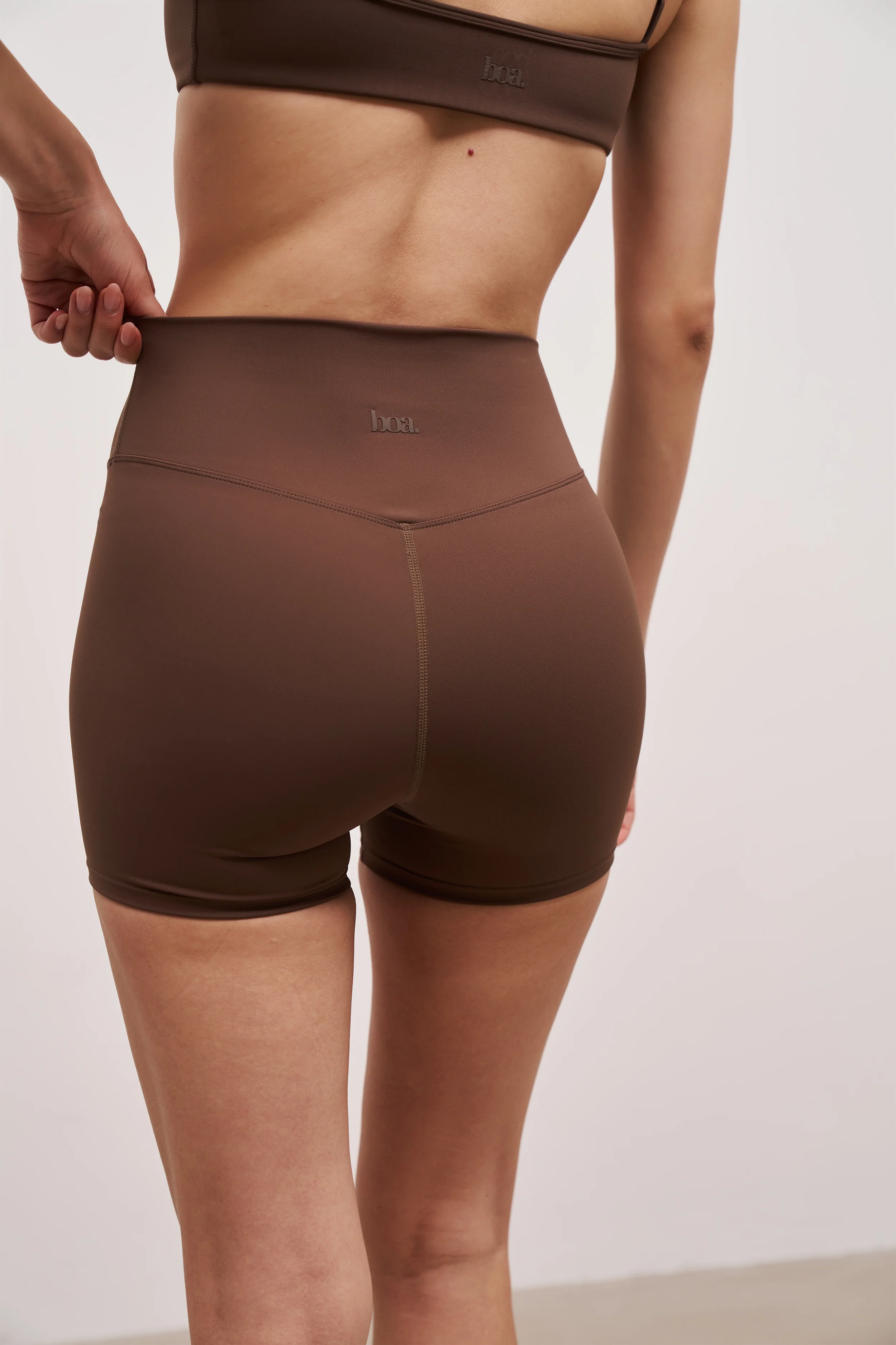 Base Sculpting Shorts - Truffle - Image 6