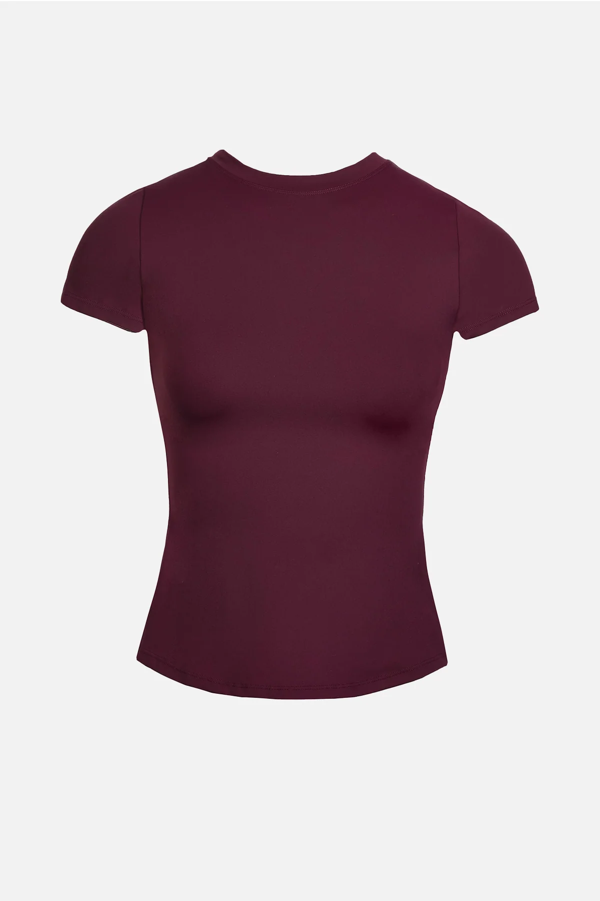 Base Sculpting T Shirt - Merlot - Image 7