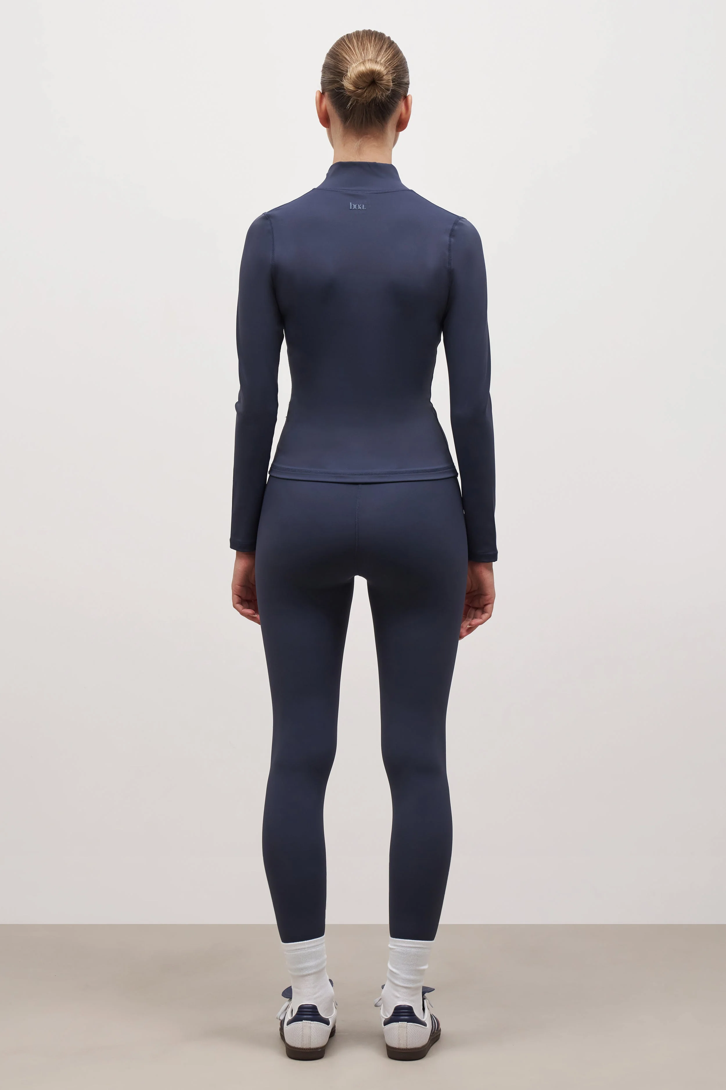 Base Sculpting Zip Up Jacket - Midnight Blue - Image 5