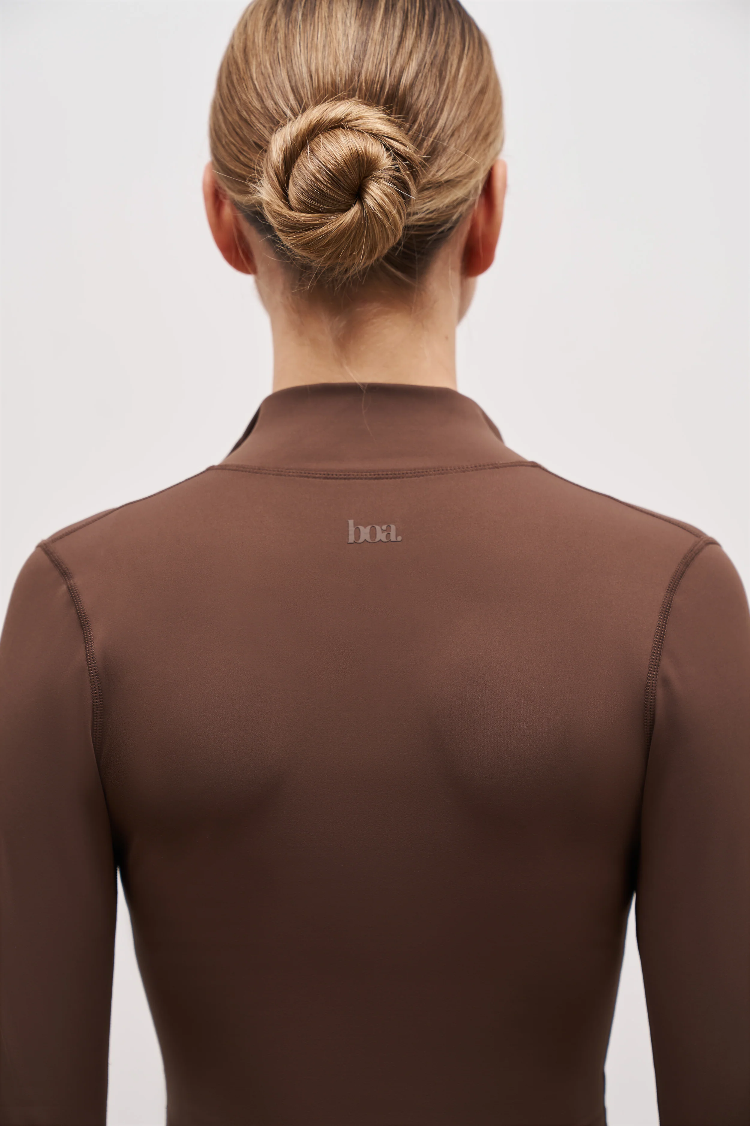 Base Sculpting Zip Up Jacket - Truffle - Image 6