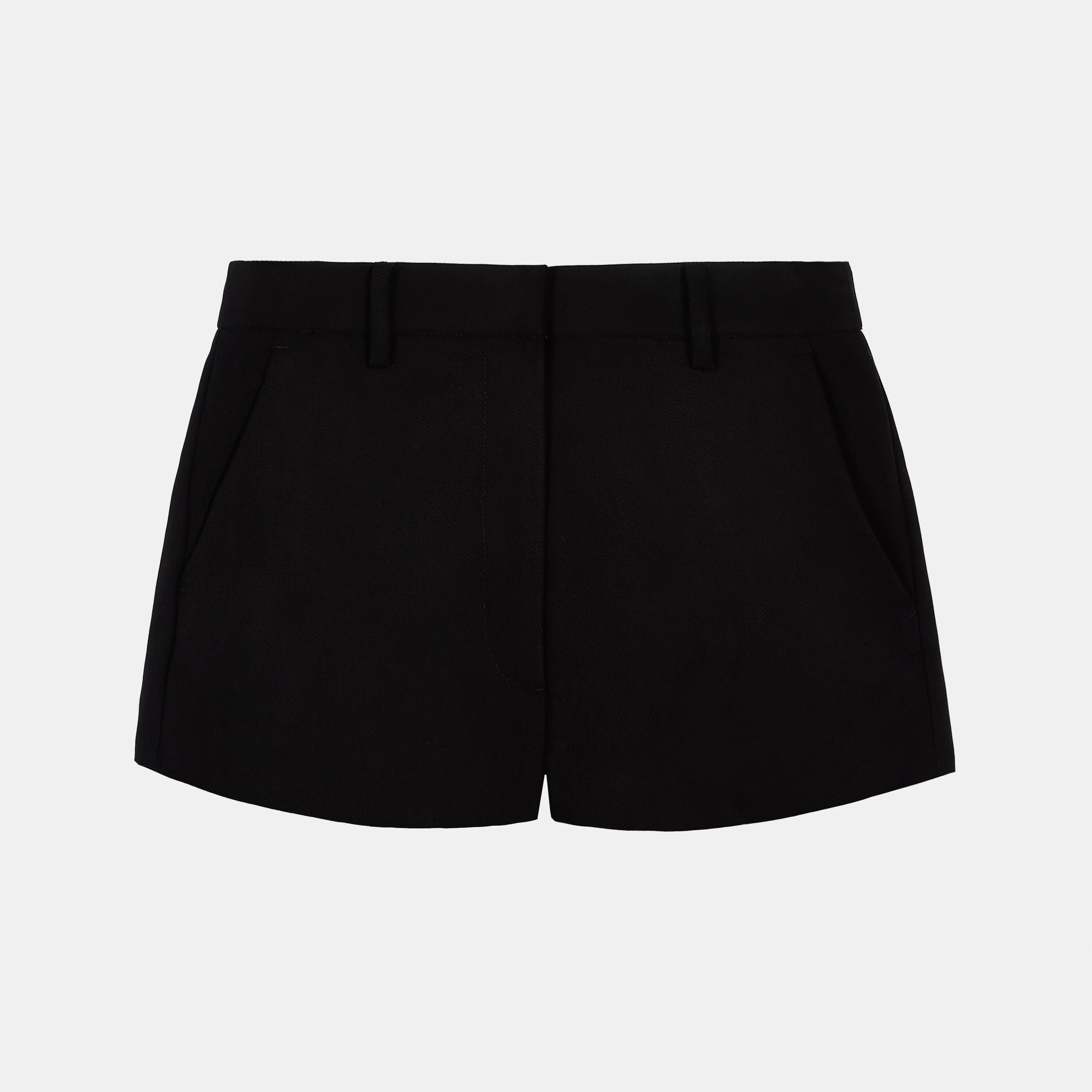 Formal Tailored Micro Shorts - Black - Image 8