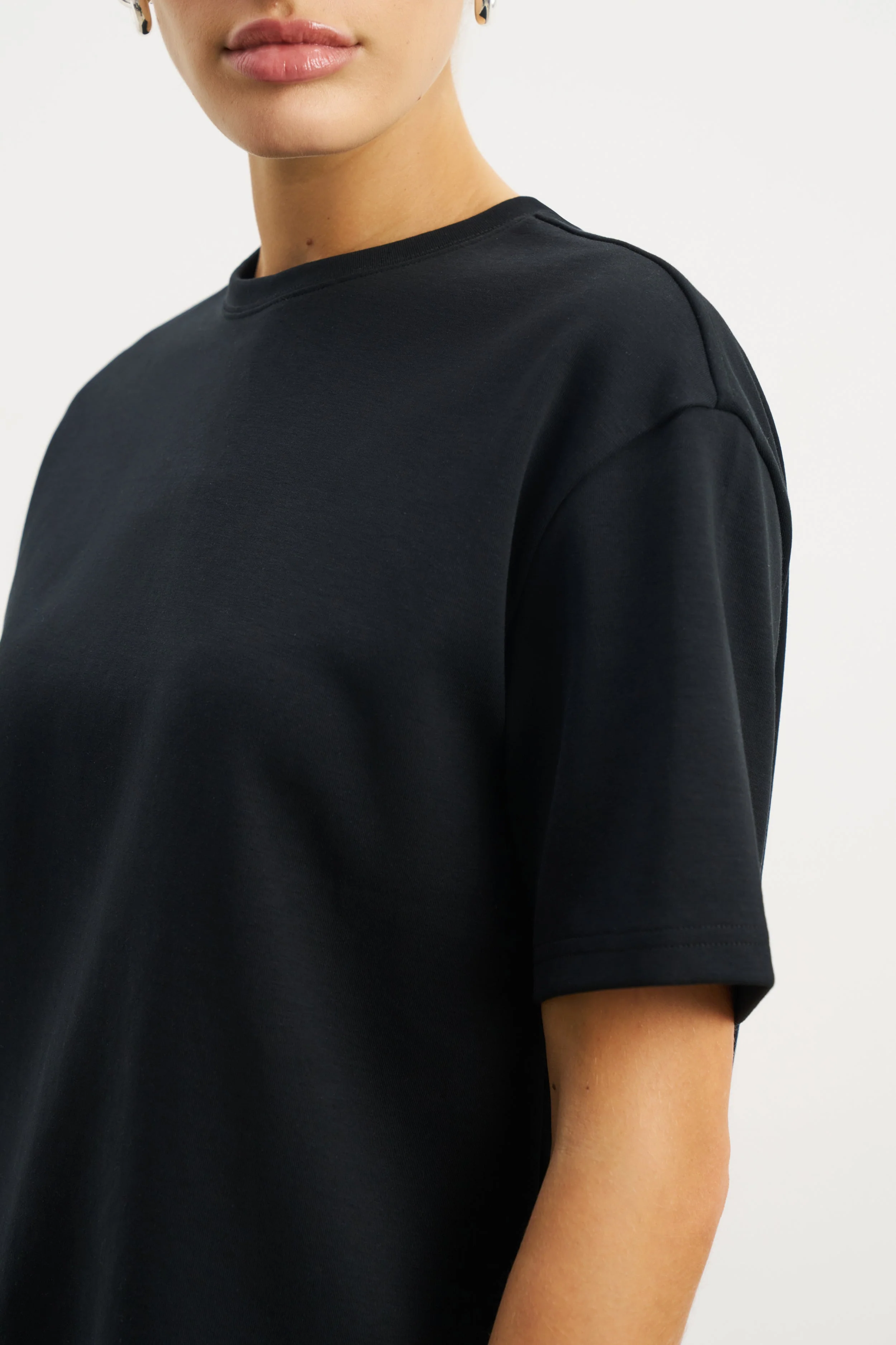 Oversized T Shirt - Black - Image 5