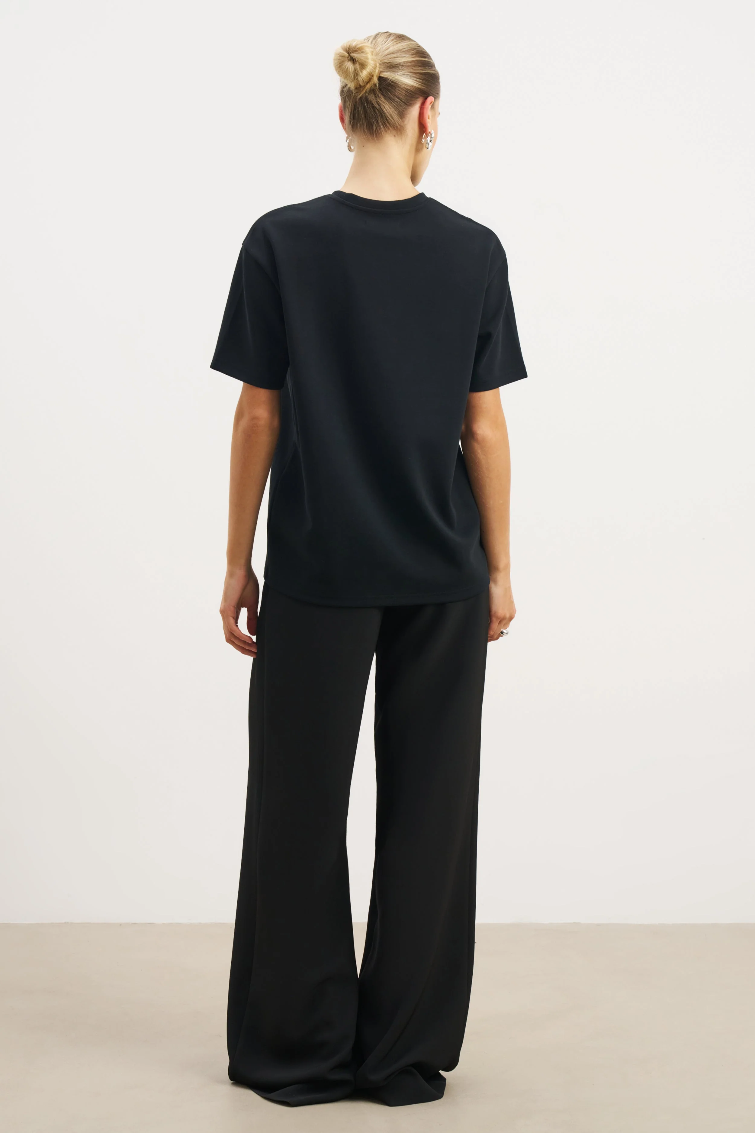 Oversized T Shirt - Black - Image 6