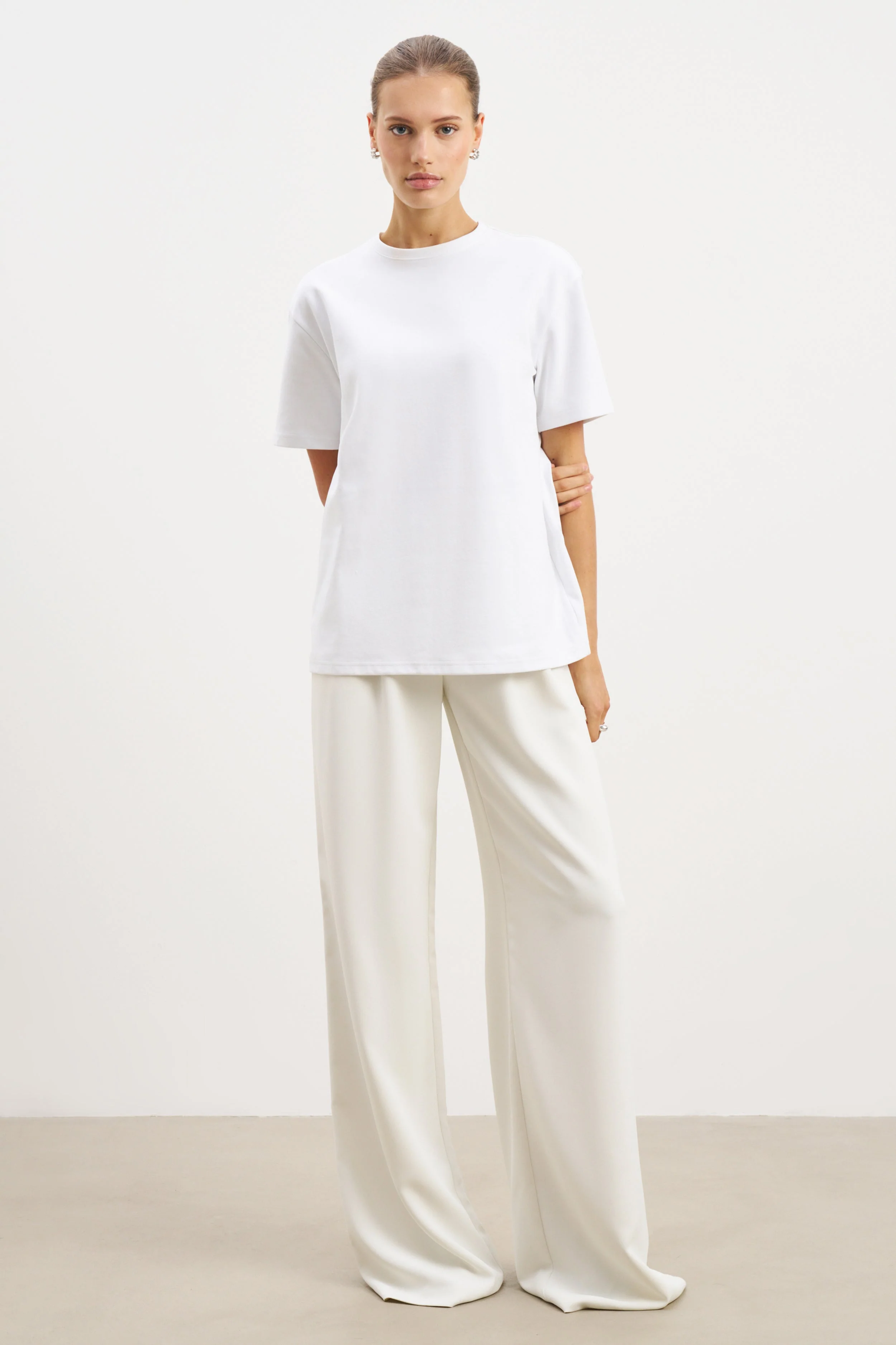 Oversized T Shirt - White - Image 3
