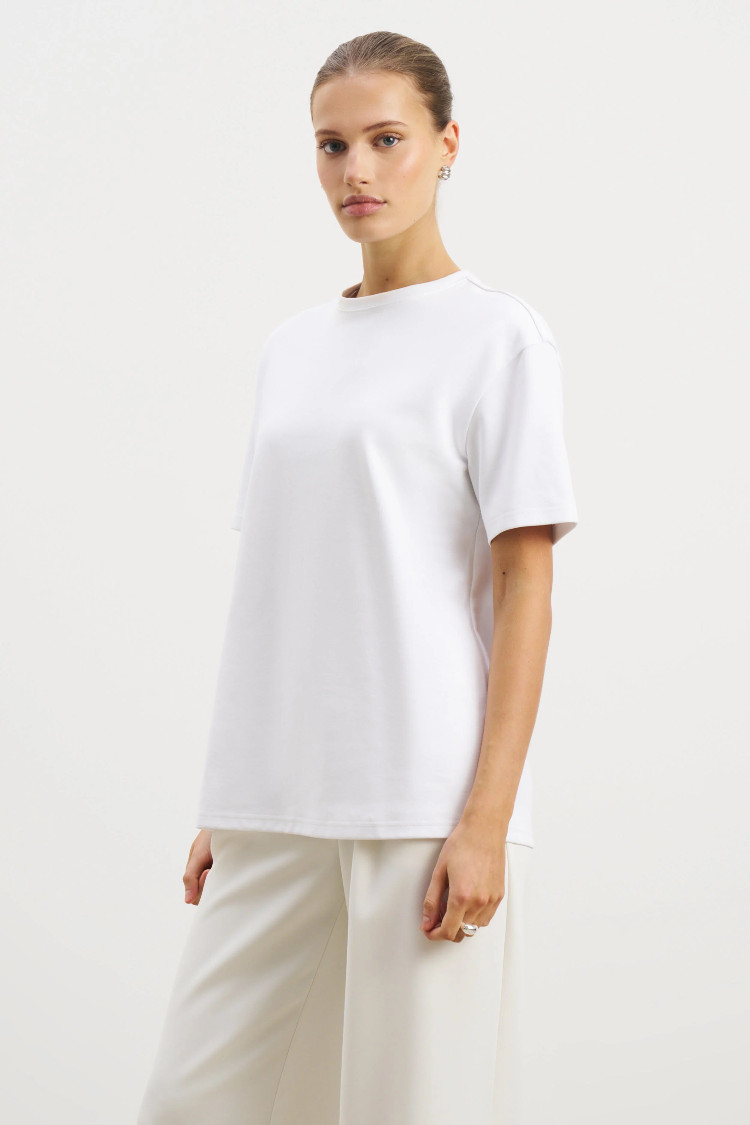 Oversized T Shirt - White - Image 4