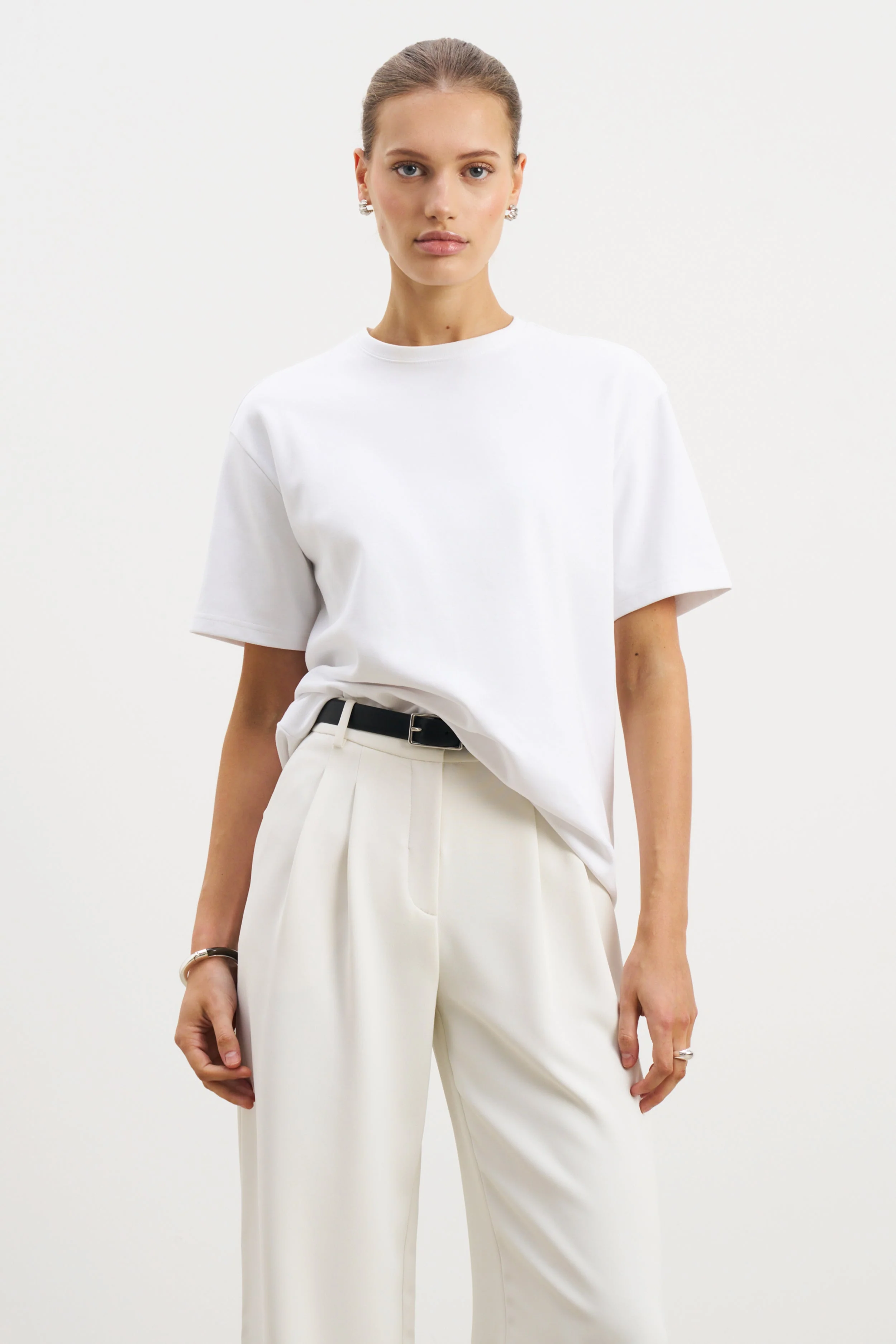 Oversized T Shirt - White - Image 5