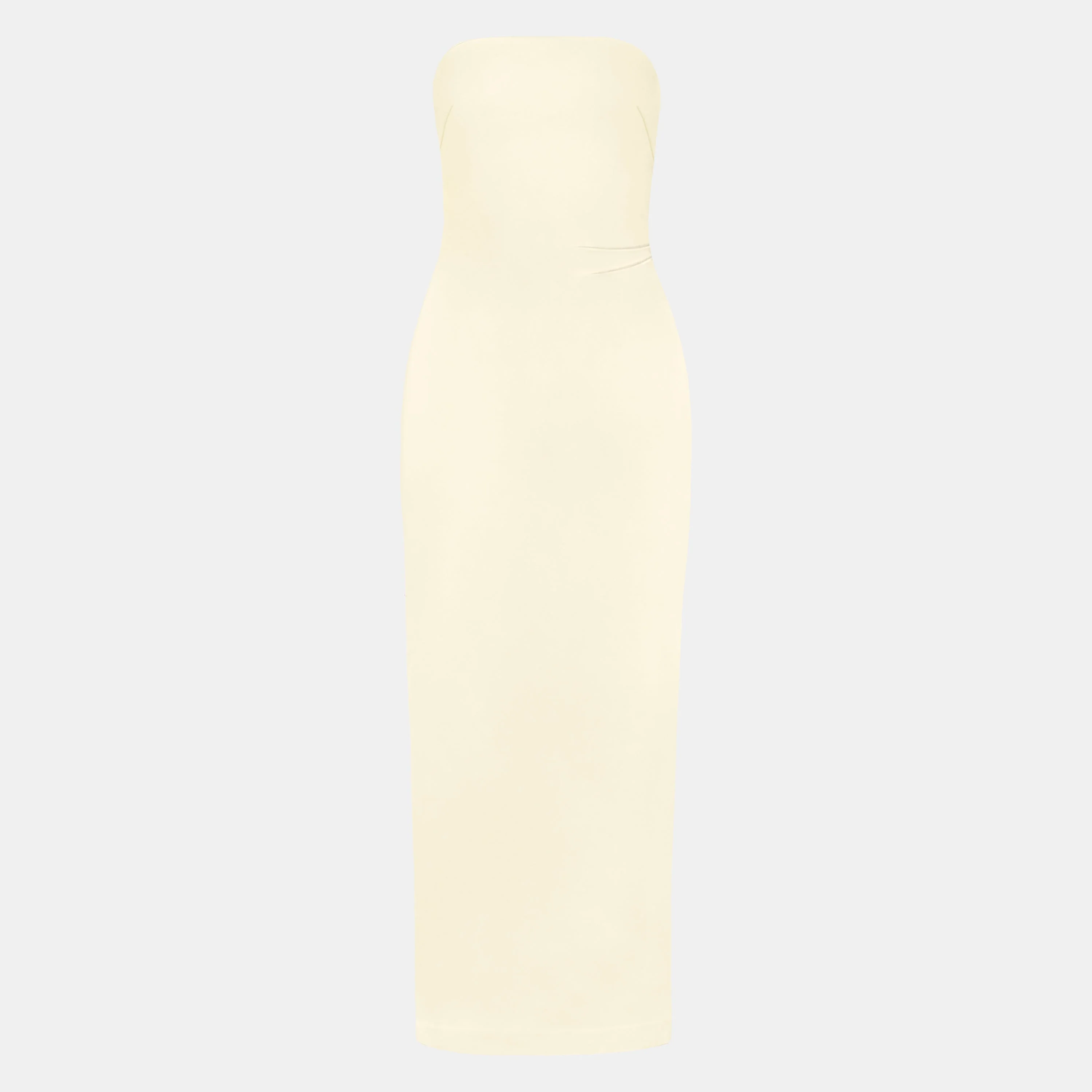 Strapless Ruched Midaxi Dress - Buttermilk - Image 6
