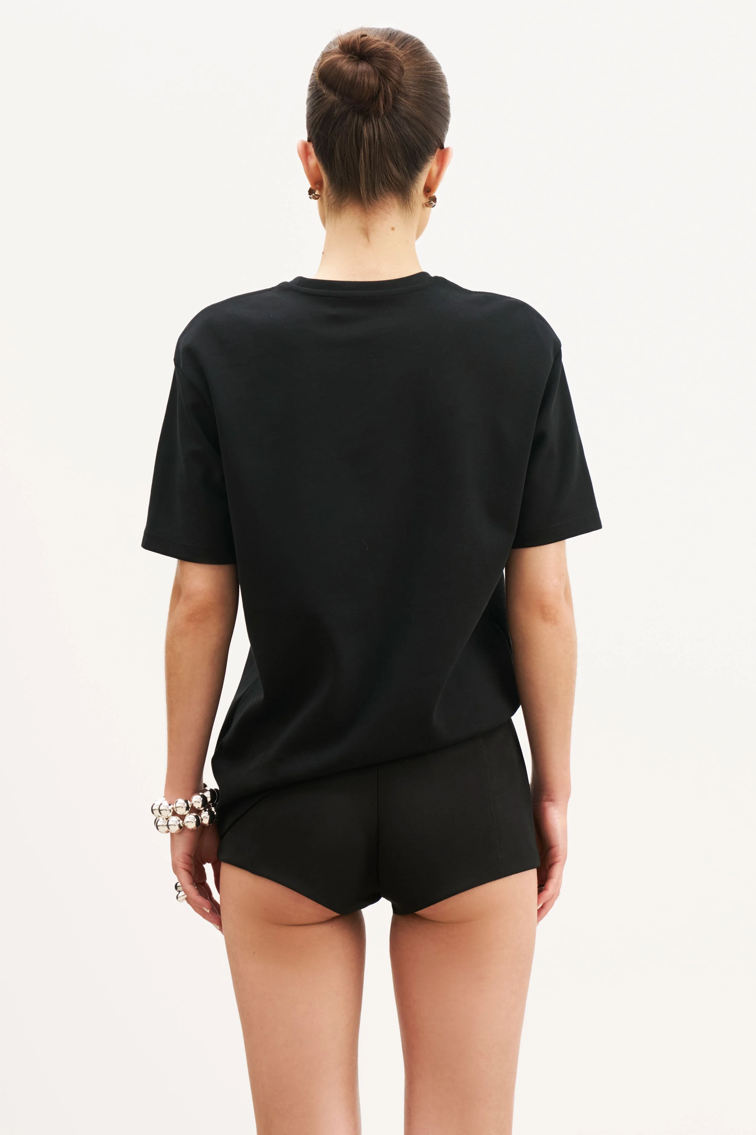 Tailored Micro Shorts - Black - Image 7